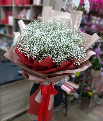 Букет цветов из: Гипсофила в Енисейске