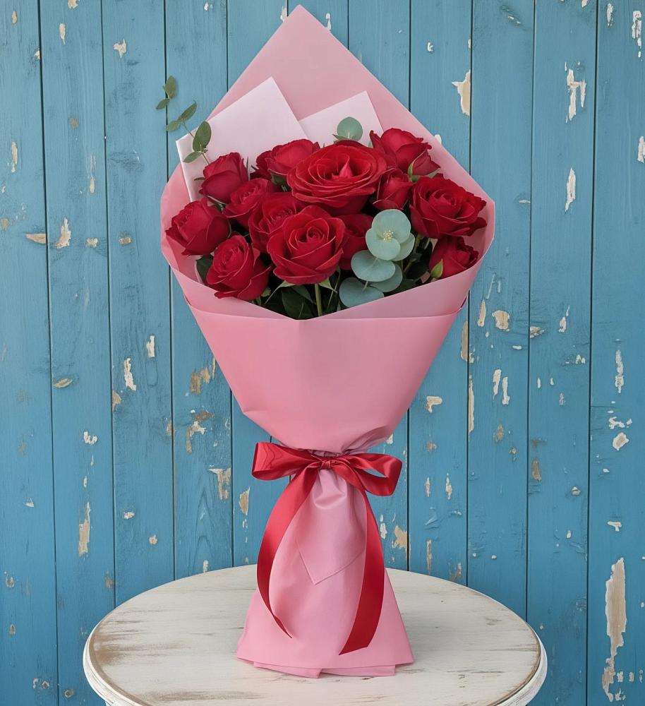 Букет цветов из: Розы в Енисейске