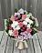 Букет цветов из: Альстромерии, Гвоздики, Розы и Хризантемы в Енисейске