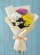 Букет цветов из:  Хризантемы в Енисейске