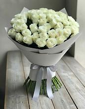 Букет 35 Белых роз в Енисейске