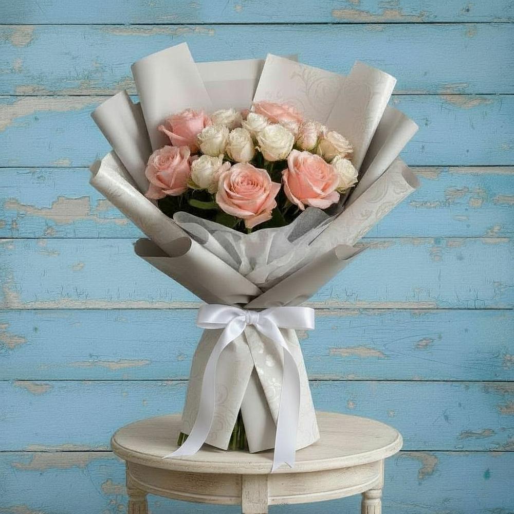 Букет цветов из: Розы в Енисейске