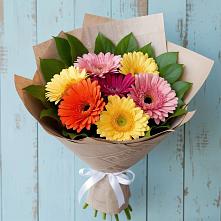 Букет цветов из:  Герберы в Енисейске