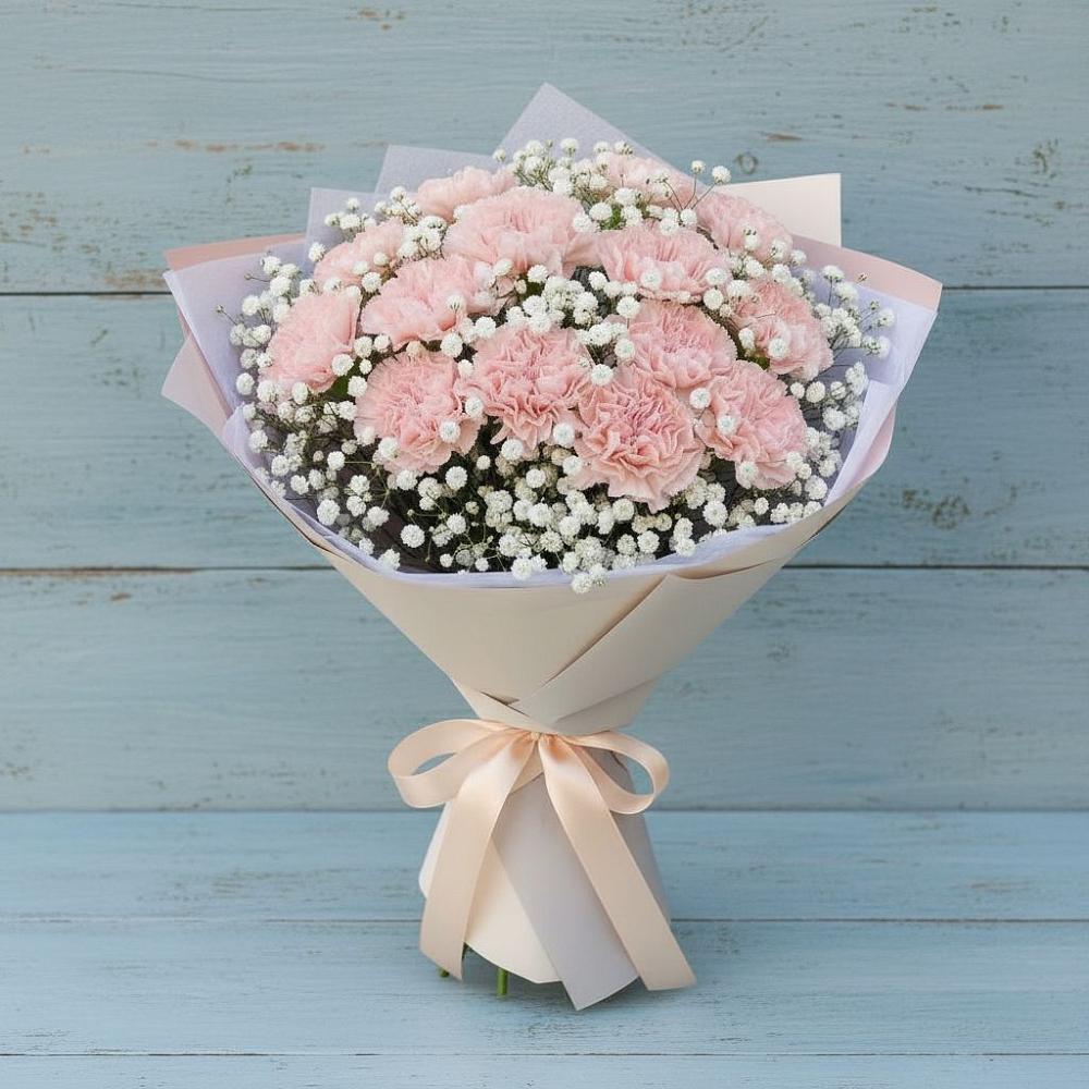 Букет цветов из: Гвоздики в Енисейске