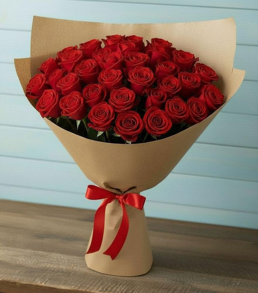 Букет Красные розы Милано в Енисейске