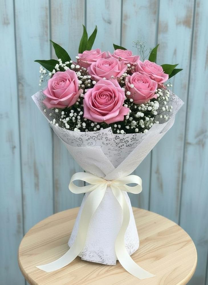 Букет цветов из: Розы в Енисейске