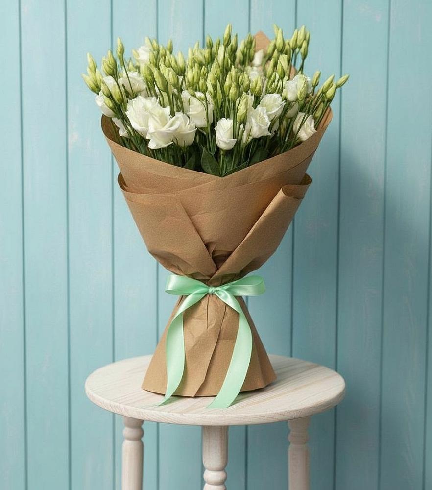 Букет цветов из: Лизиантусы в Енисейске