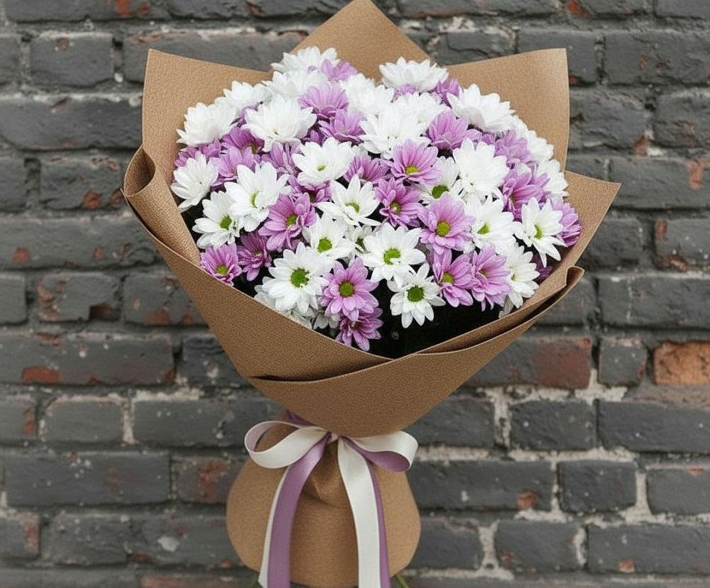 Букет цветов из: Хризантемы в Енисейске