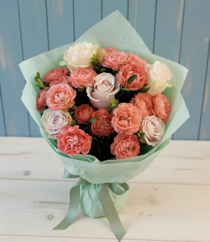 Букет цветов из: Розы в Енисейске