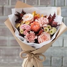 Букет цветов из:  Гвоздики, Хризантемы и Розы #REPLACE_PRED# Енисейске