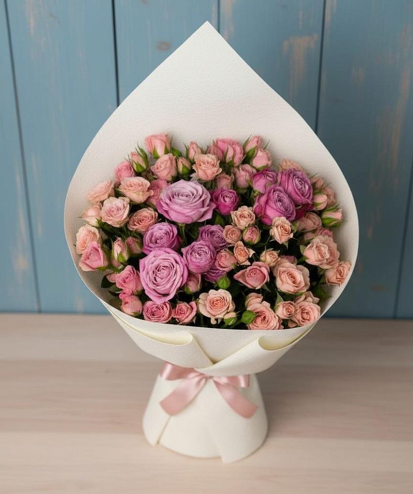 Букет цветов из: Розы в Енисейске