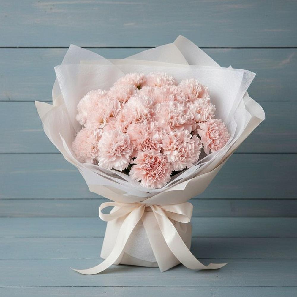 Букет цветов из: Гвоздики в Енисейске