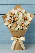 Букет цветов из:  Орхидеи и Розы в Енисейске